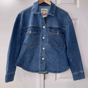 Edited Denim Jacket/Shirt Women’s Size S